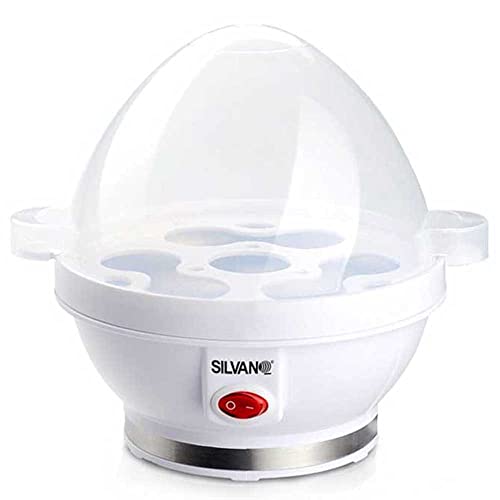 GNCGarden Hervidor Eléctrico de Huevos - 7 Huevos - 320/380 W - Compacto (20x17x16,3cm) - 520 gr - Blanco