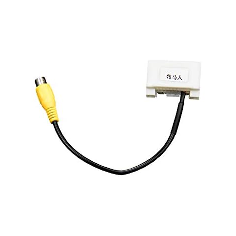 Reversing Rear View Backup Camera Video Input Harness for in-Dash Radio Wire Harness AV Plug to Display for Jeep Wrangler JKU Jeep JK YJ TJ JK J8 Rubicon Sahara Unlimited Sahara Cover