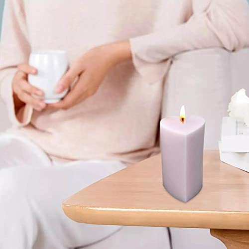 3D Pillar Silicone Candle Mold, Creative Heart-Shaped Pillar Sculpture Casting Mold Handmade Resin Mould Aroma Wax Making Mold For Candle Making Diy Crafts Soap Beeswax Chocolate Cake #TOP6