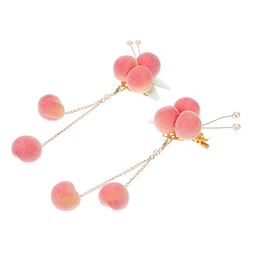 minkissy 1 Par Tocado retro de la tocada de peluquería pasadores para niñas chica hair clips horquillas moño pinzas para el cabello para mujeres pinzas para el cabello para pequeños