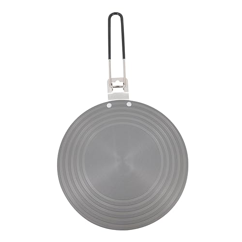 CONGARTENO Thermal Conducting Plate Aluminum Cooking Heat Plate Handle Versatile for Gas Induction Stoves