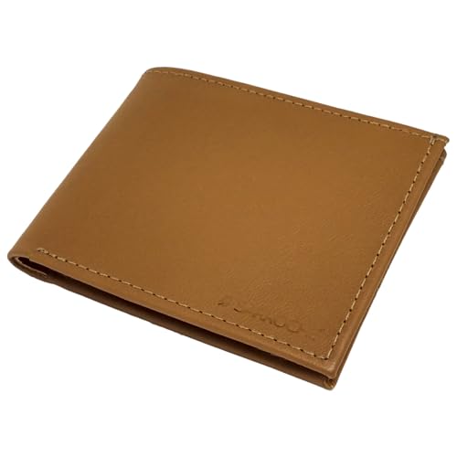 Carteira Masculina Pequena Em Couro Legítimo Caramelo Sarroche