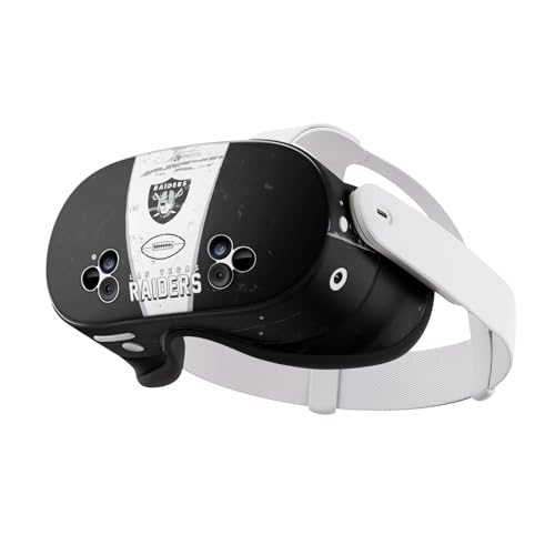 Protégez Meta Quest 3S des Rayures Skin Vinyle NFL Las Vegas Raiders