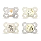 MAM Original Day & Night matt, 0-6 Mon., 4 Stk, Schaf/Hase