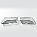 CRODESSIGN Headlight Lens Cover Compatible with 2002 2003 2004 2005 BMW E46 3-Series 4DR 63126924046/63126924045