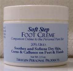 Teregen SOFT STEP Foot Hands Creme 20% Urea 2.5 Oz Dry Skin Corns Calluses Cream