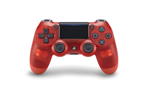 Controller wireless per ps4 (Dualshock4) in versione Crystal di colore rosso