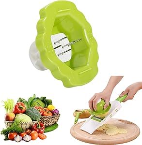 Green Grater Finger Protector,Food Safety Holder Slicer Grater Hand Guard,Slicer Veggie Cutter Hand Guard Grater Slicer Finger Protection Hand Guard Gadget,Mandolines and Slicers,Peeling,Slicing Tools