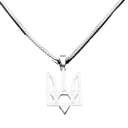 Hexagramme juif de l’étoile de David en collier ukrainien pour cadeau mixte