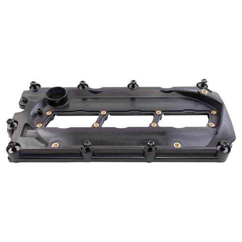 Image of TRQ Left Valve Cover Driver Side Compatible with 2009-2015 Audi Q7 2009-2012 Volkswagen Touareg