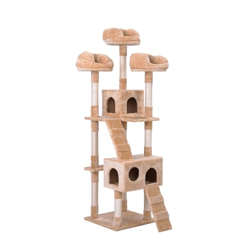 キャット タワー 猫タワー 猫 キャットタワー 人気 キャットタワー 据え置き おしゃれ 全高185cm 爪とぎ 麻紐