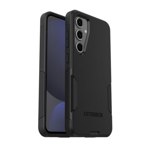 Image of OtterBox Samsung Galaxy S24 FE Commuter Series Case - Black, Slim & Tough, Pocket-Friendly, with Port Protection