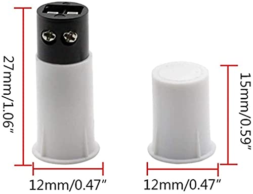 Qmseller Mc-33C Normally Closed Recessed Window Door Contact Sensor Alarm Magnetic Reed Switch 2 Sets #TOP2