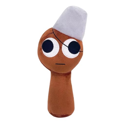 Image of Brown Bin Sprunki Plush Toys