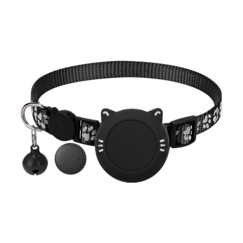 Collar GPS para gato reflectante y sin cuotas mensuales de 30 x 1 cm