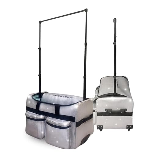 Rolling Dance Duffle Bag with Garment Rack