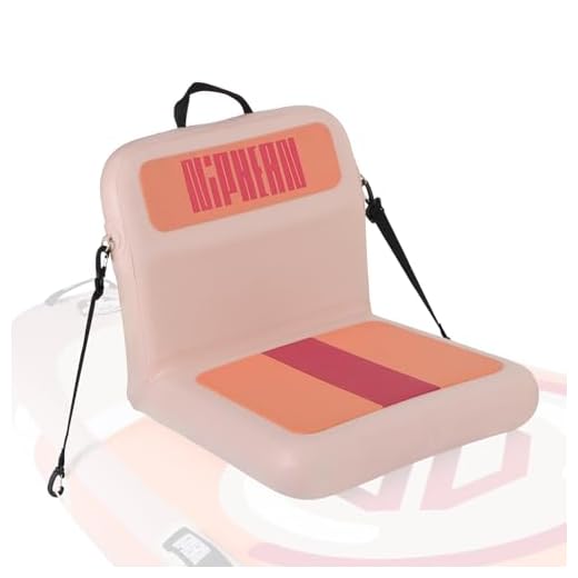 Niphean Asiento Paddle Surf Respaldo Ergonómico y Robusto，Asiento Kayak Hinchable,Compatible con Canoa, Bote, Sup Kayak，Silla Paddle Surf con Respaldo para Uso Versátil,No es Necesario Atar