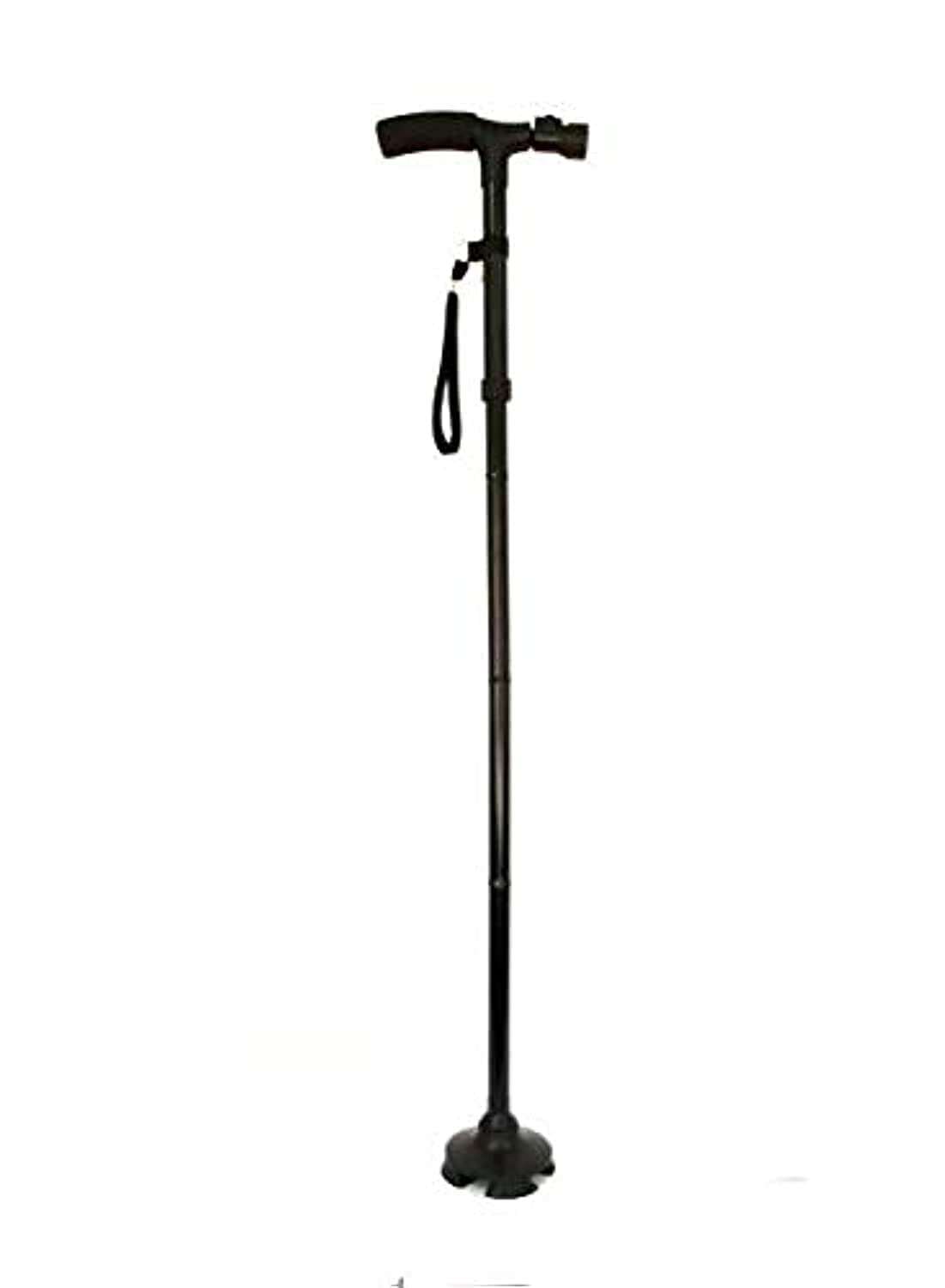 Hasanat Essentials Ultimate Magic Cane with LED Light – Advanced Mobility Aid Offering Maximum Support, Stability, and Enhanced Nighttime Visibility for Safe, Confident Walking in Any Condition.