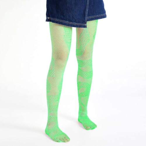 Image of Glow in the Dark Fishnet Stockings, High Waist Sexy Tights Party Stockings for Womens Girls