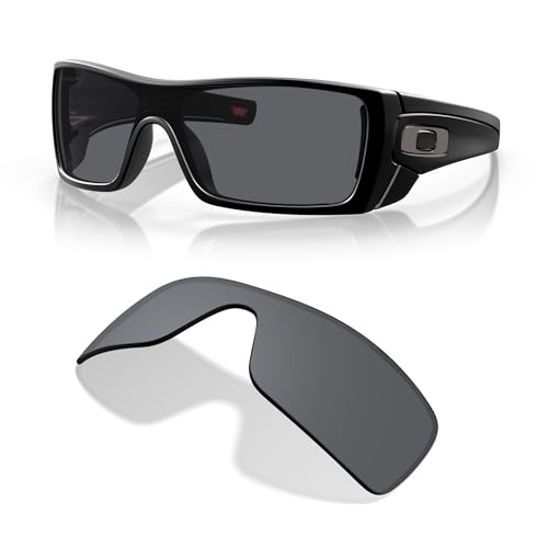 Oakley Original Batwolf OO9101 00000627 Black Iridium Replacement Lenses for Men for Women -Frames Not Included