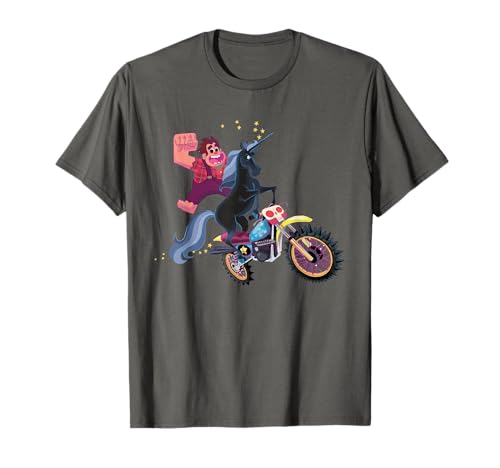 T-shirt Disney Ralph moto licorne parfait pour vos sorties décontractées