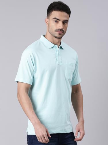 Image of Classic Polo Men's Half Sleeve Polo Neck Authentic Fit Solid Cotton T-Shirt