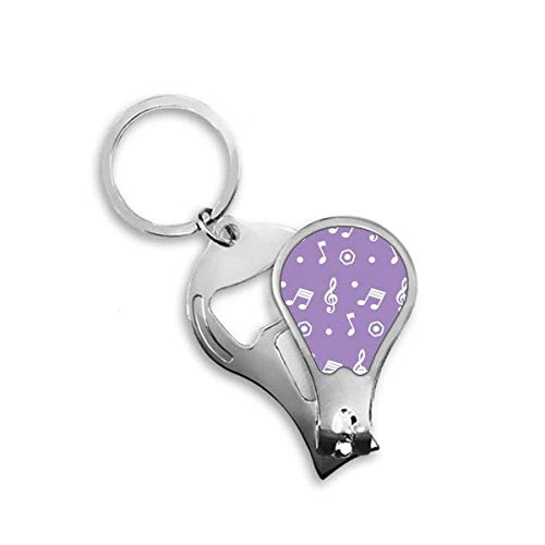 Coupe-ongles notes de musique violet, une idée cadeau originale pour musicien