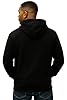 True Face Mens Hoodie Pullover Classic Hooded Fleece Top Plain Ribbed Cuff Long Sleeve Sweatshirt Pull Over Jumper Hoody Top Black 2XL #1