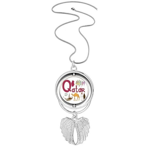 Collier ailes d'ange symbole du Qatar aux finitions prestigieuses pour collectionneur exigeant
