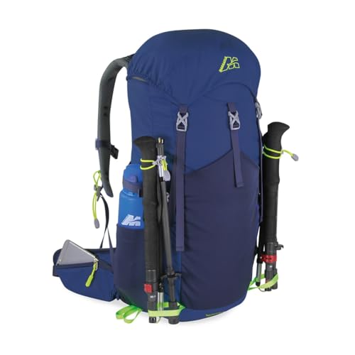 Marsupio Mochila trekking unisex EROS 30 BL, gris, H59 × W29 × 18 CM
