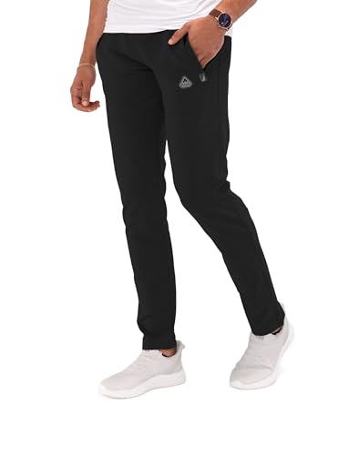 SCR 30/33/36 Inseam Mens Sweatpants with Pockets Tapered Joggers Men Slim Fit Open Bottom Pants Tall, Extra Long