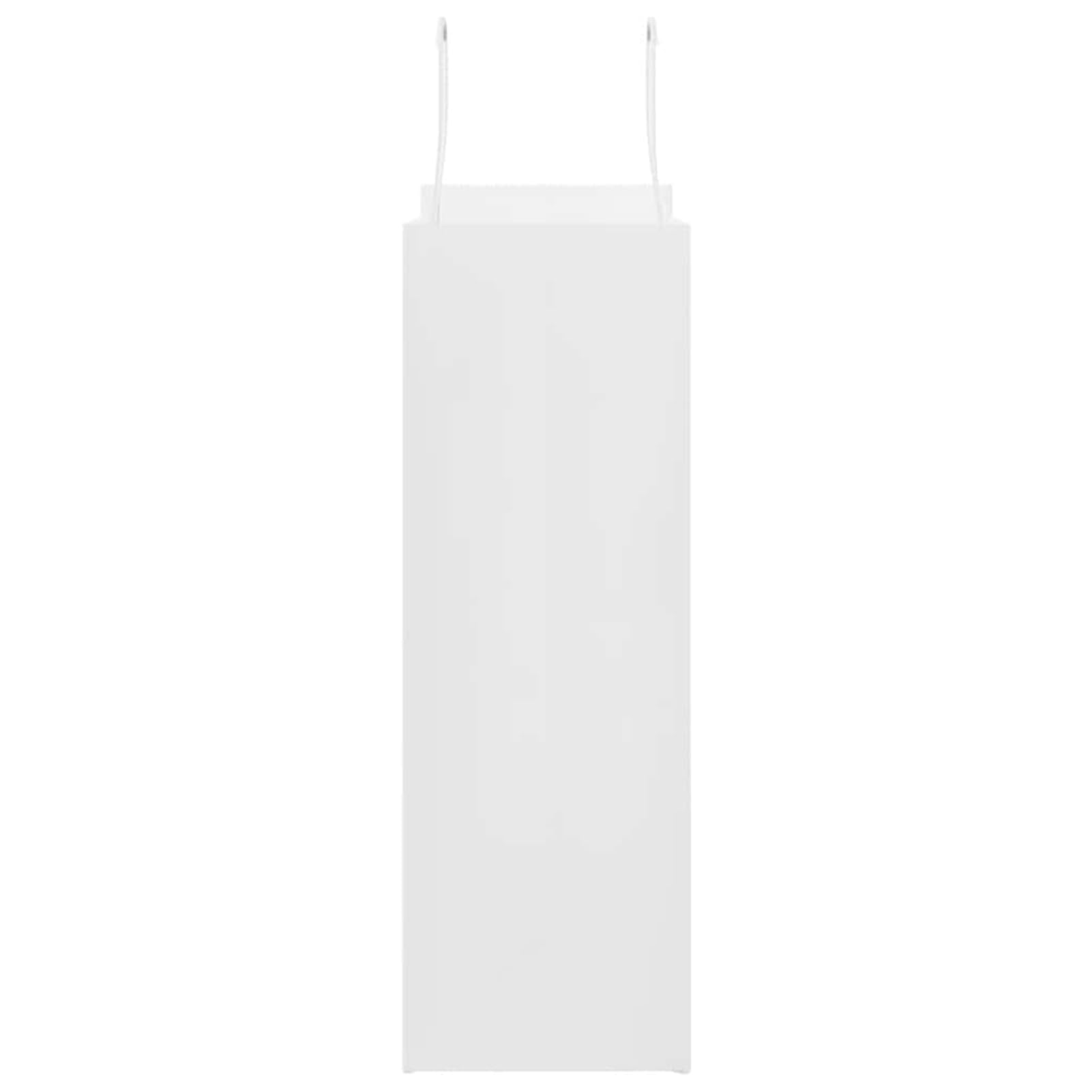 Fecpoo Papierowe torebki 250 szt. – białe torebki papierowe o gramaturze 80 g/m², 26 x 12 x 35 cm, ze stabilnymi uchwytami linowymi papierowymi, przyjazne dla środowiska, do pakowania prezentów