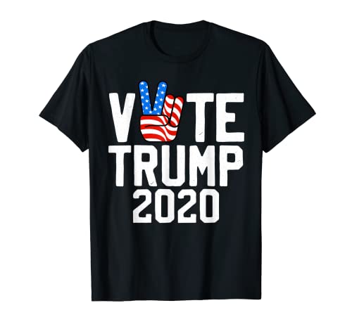 Vote Trump 2020 Signo de paz Pro American Pro Regalo de Trump Camiseta