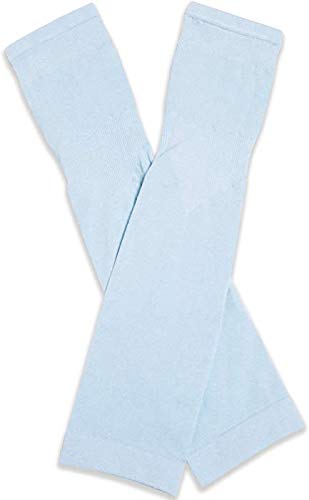 Basico Unisex Sports Cooling Arm Sleeves Uv Protection Sunblock Armwarmers For Bike Hiking Golf Driving (Sky Blue) #TOP11