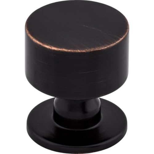 Top Knobs Lily 1 1/8" Diameter Round Cabinet Knob Tuscan Bronze TK821TB