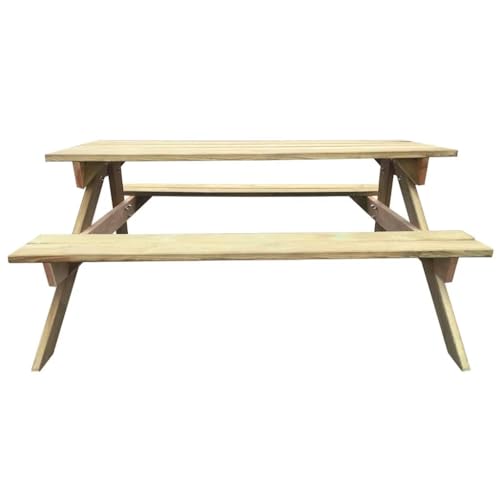 Table de pique-nique en bois stable pour solutionner le manque d'assises
