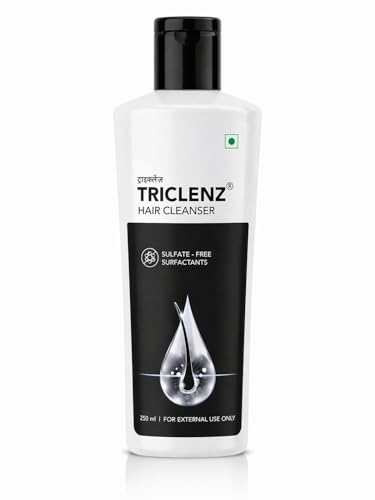 Image of TRI-CLENZ Hair Cleanser, Sulfate-Free, with Niacinamide & Caffeine, for Dry, Damaged & Frizzy Hair, 250 ml FVBDFVE