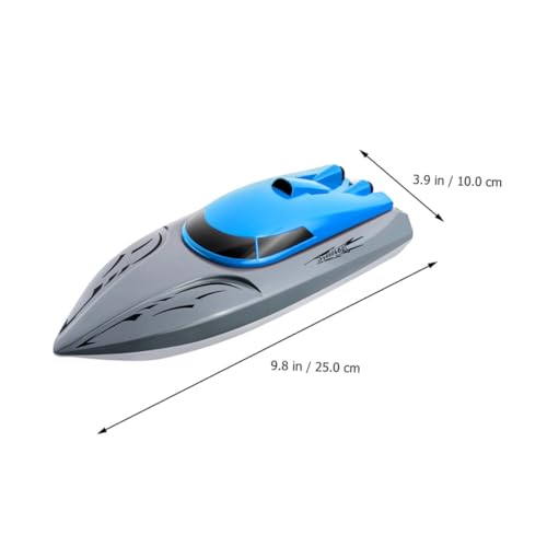 Bateau télécommandé rechargeable Uonlytech étanche avec double moteur pour piscine