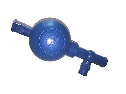 KOKOTT Poire à pipetter de sécurité, 10ml, couleurs differentes (Bleu)