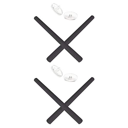Almohadillas Mryok para Oakley Metal Plate en color negro repuesto de silicona talla única