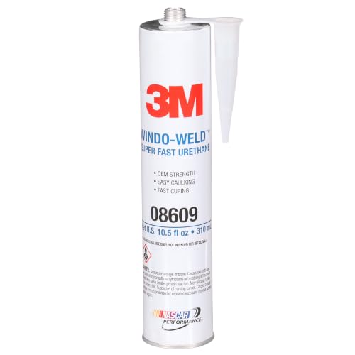 Complaint 3 3M Window-Weld Urethane Windshield Adhesive, 08609, 10.5 fl oz Cartridge, Black
