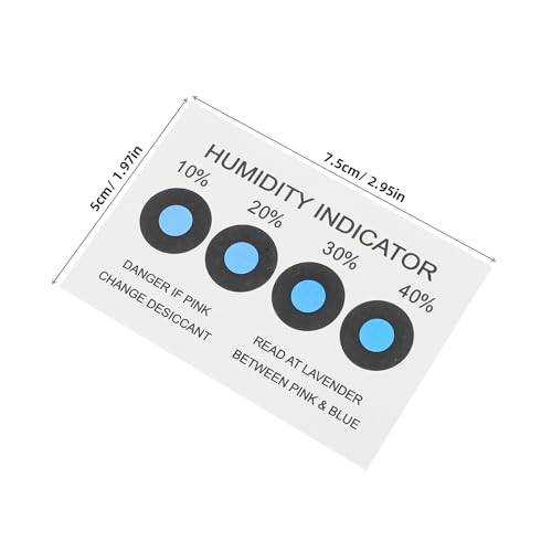 Tarjetas indicadoras de humedad con sensor azul resistente a presión para museos 2