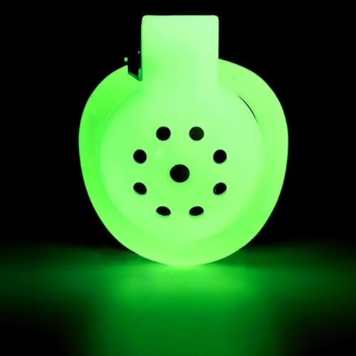 Image of Male Chastity Device Tease Locked Cock Cage Penis Exercise Chartreuse