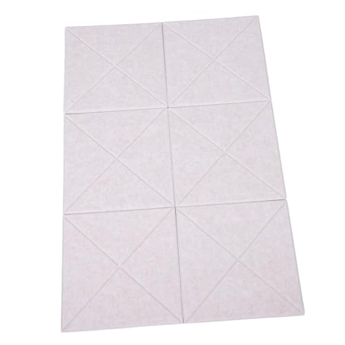 Ibasenice 6pcs Adhesivos para Pared Absorbentes de Sonido Paneles Acústicos Kit de Aislamiento Acústico Autoadhesivos para Estudio de Grabación miniatura 1