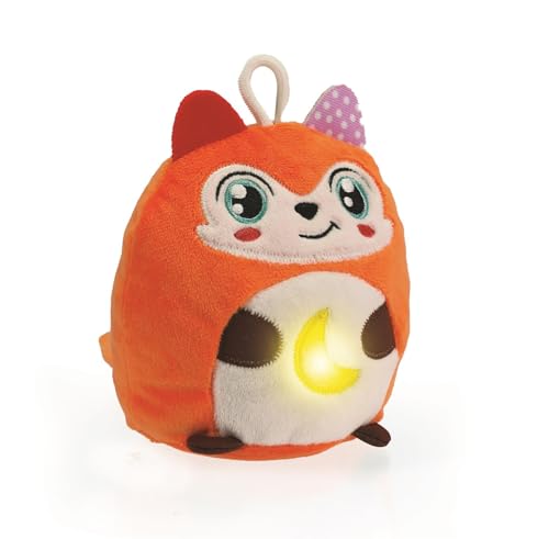 Clementoni Baby for You - Twinkle Twinkle Little Fox - Veilleuse pour Enfants - Jeu de 0 Mois+ - Renard avec lumières et Sons relaxants - Support pour Sommeil Serein - 17555