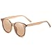 Produktbild Sonnenbrille Polarisierte Übergroße Sonnenbrille Für Frauen Männer Runder Uv-Schutz Vintage Sonnenbrille-002_Tan