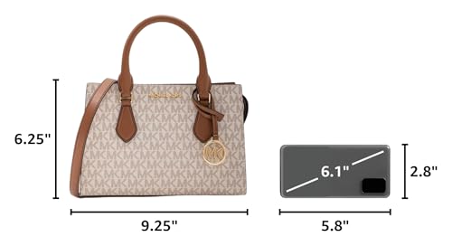 Image of Michael Kors Sheila Non-Leather Vegan Satchel