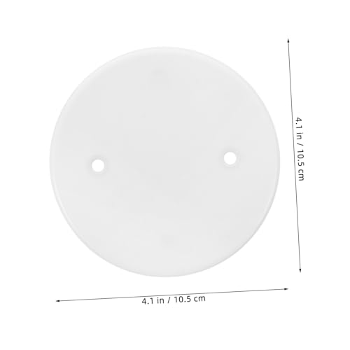 Couvercle de Boîte Électrique Octogonal et Cache-trou Plafond Blanc Polyvalent