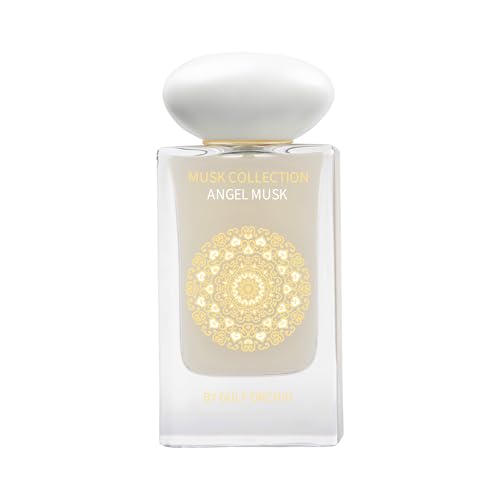 Gulf Orchid Angel Musk EDP - Perfume oriental dulce y almizclado para mujer, notas suaves de aroma a vainilla, sándalo y rosa, uso diario