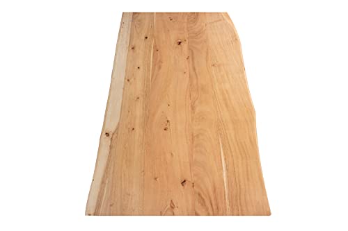 SAM Tischplatte 100x60 cm Curt, Holzplatte Akazienholz massiv +...